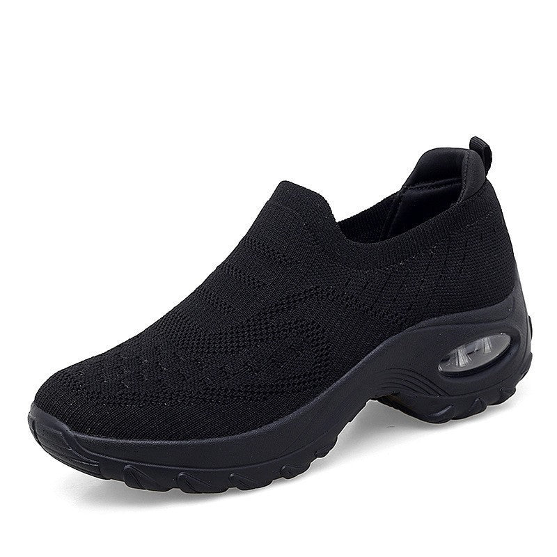 Old Beijing Cloth Red Sports Soft Bottom Air Cushion Shoes