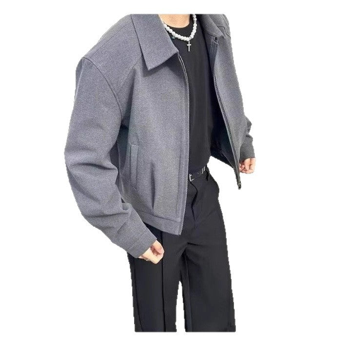 Mens And Womens Trendy Casual Short Zip Up Jacket