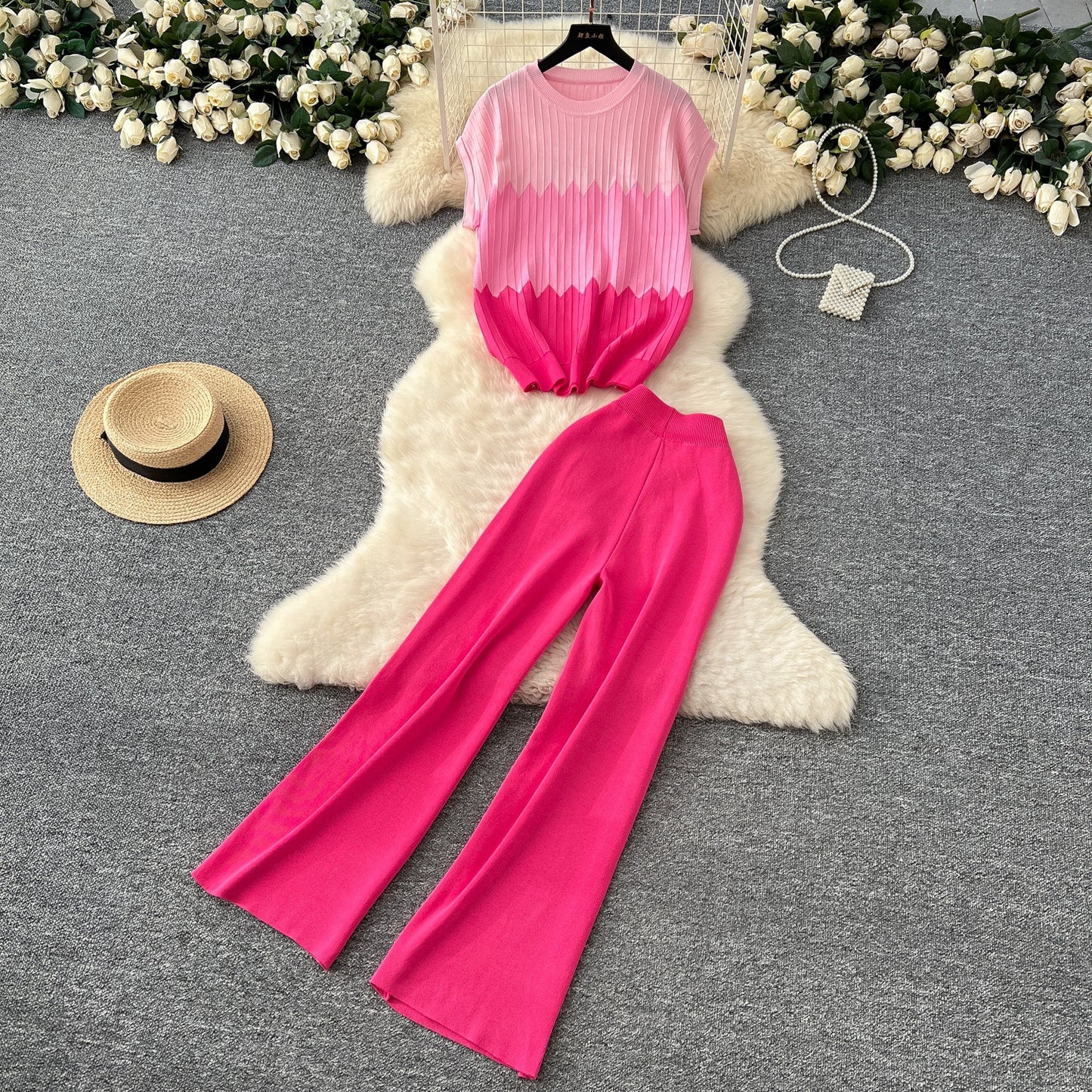 Laid-back High-end Womens Outfit With A Designer Touch