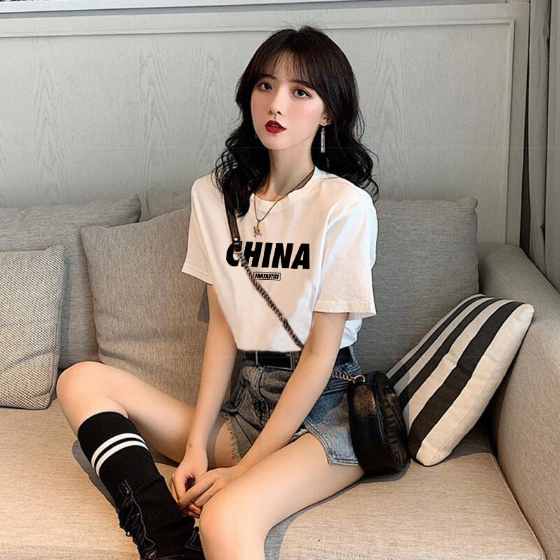 Loose Half-sleeved Design Niche Chic Sweet And Spicy Top