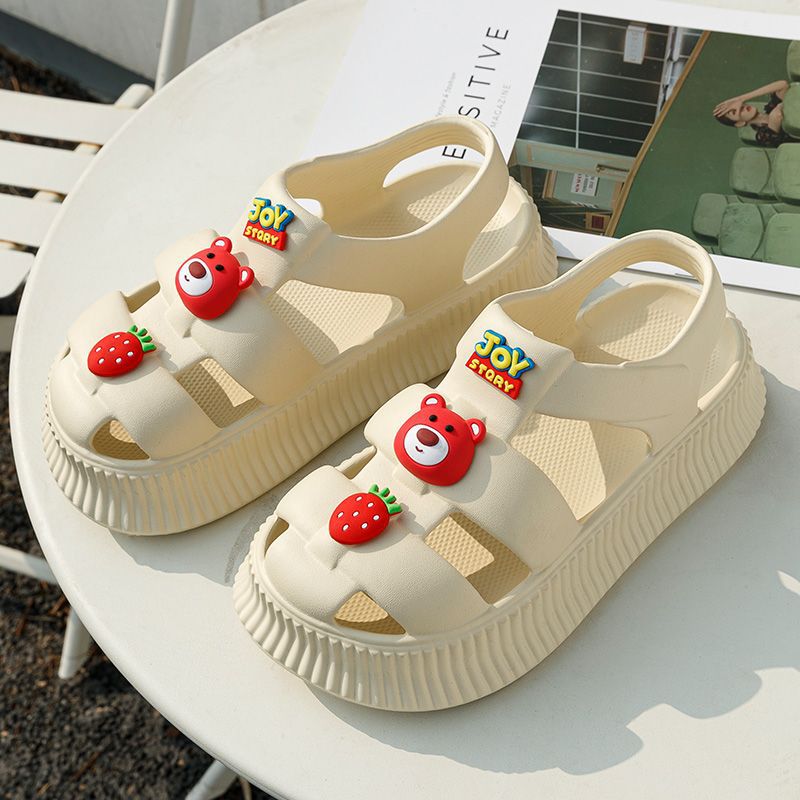 Women's Cartoon Silent Anti Slip Thick Sole Sandals