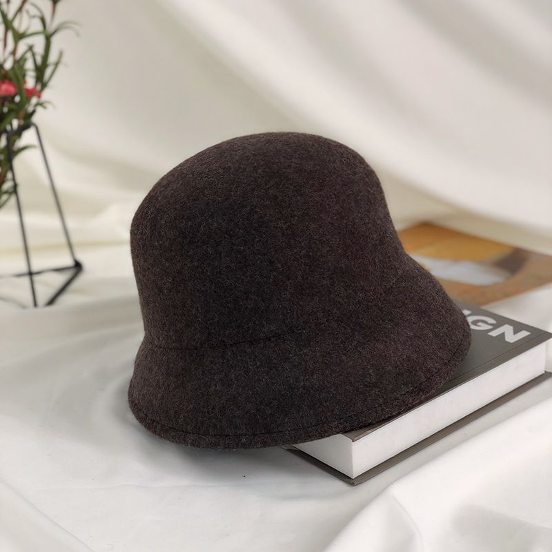Women's Fashion Retro Solid Color Fisherman's Hat