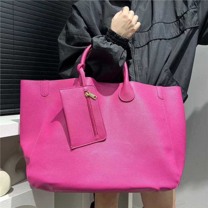 Ladies' Fashion Soft Leather Tote Bag
