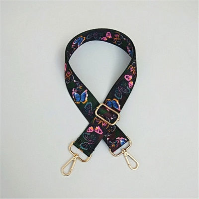 Ethnic Style Adjustable Lady's Long Shoulder Strap