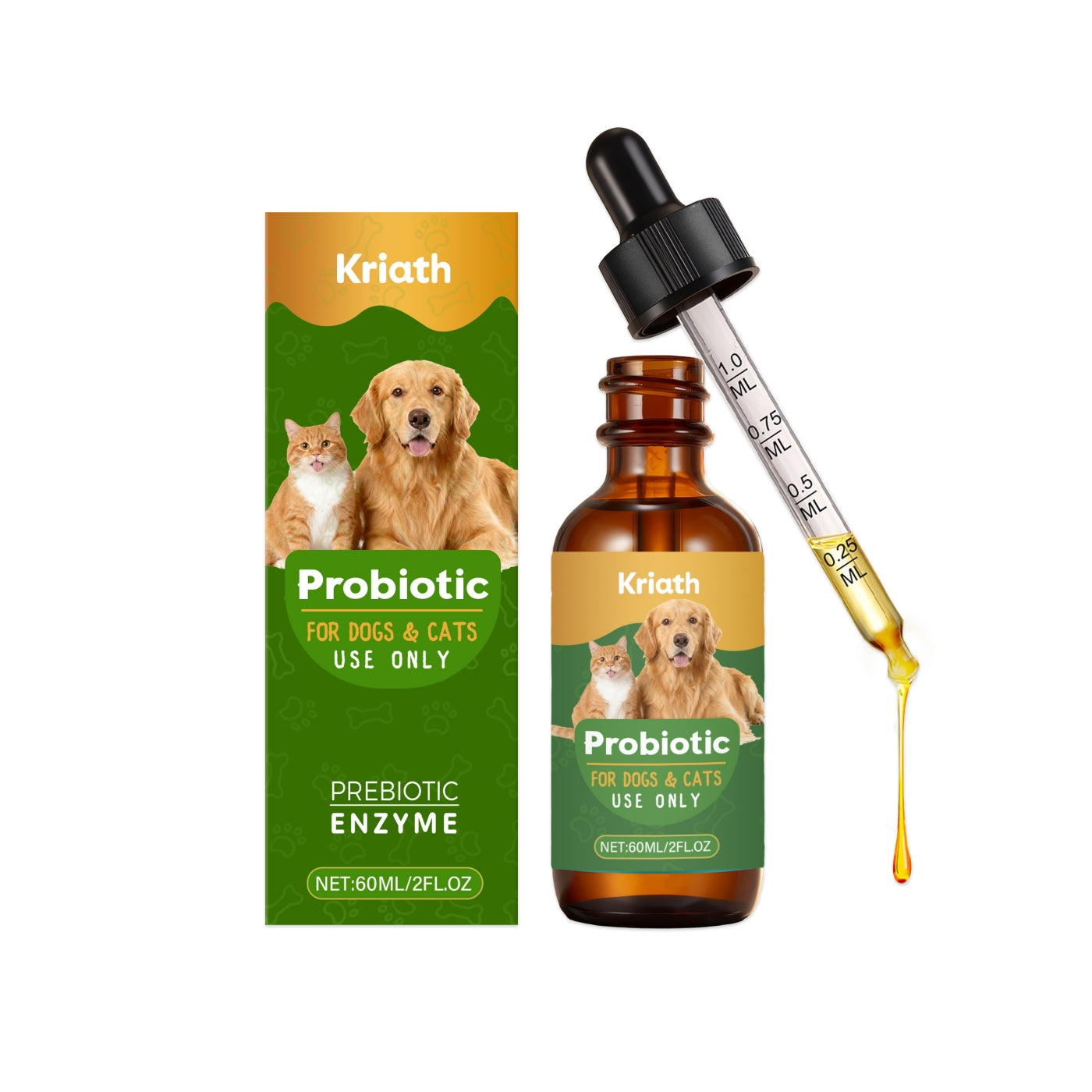 Liquid Probiotic Drops For Dogs And Cats