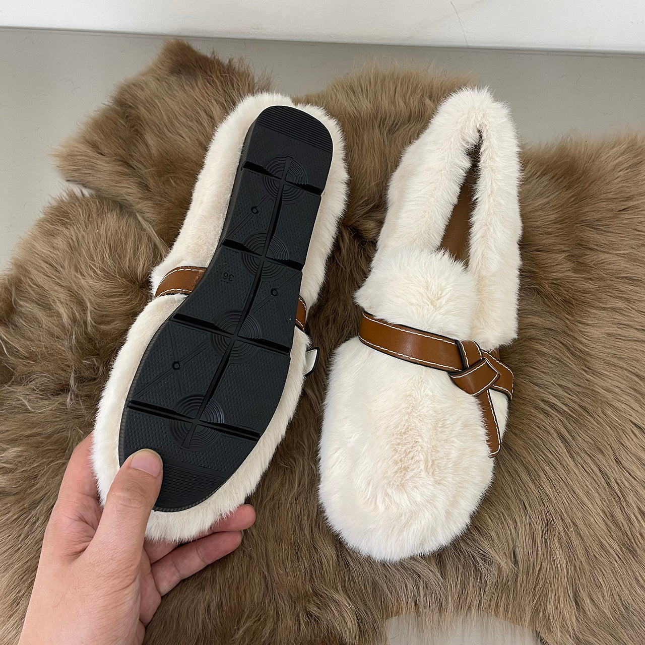 Inner Heightening Warm Thick Sole Plus Fleece Shoes