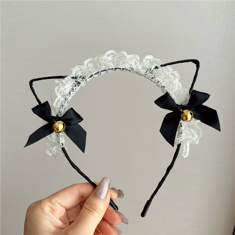 Ladies' Temperament Lace High-end Cat Ear Hair Accessory
