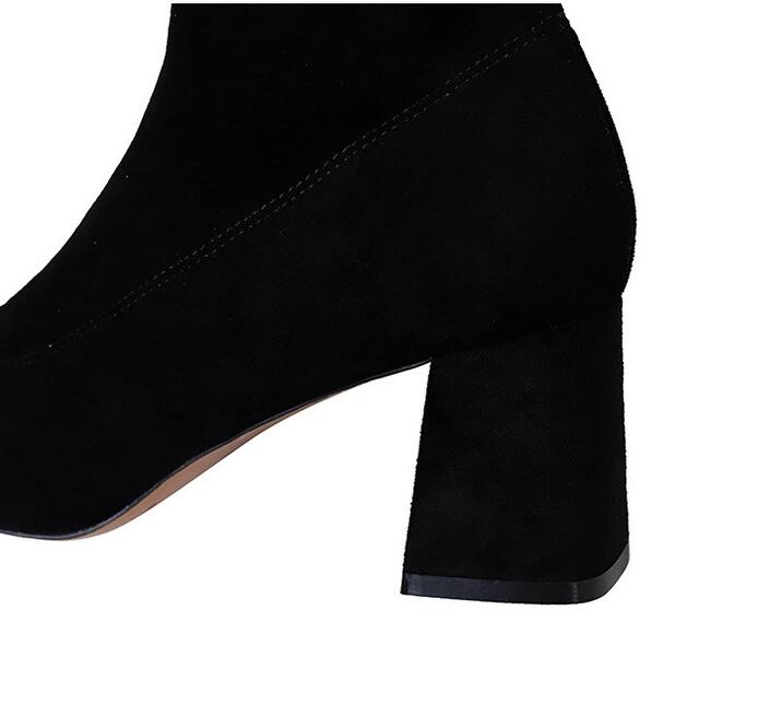 Women's High Heel Pointed Suede Sexy Boots