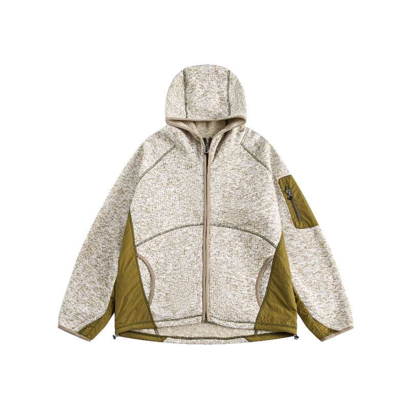 Stitching Heavy Trendy Jacket Top