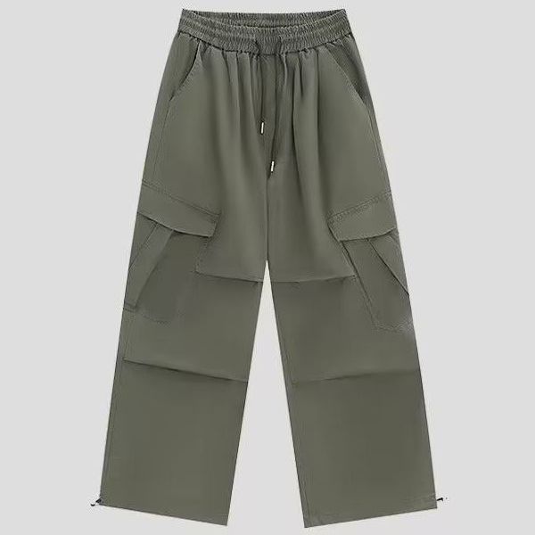 American Retro Workwear Casual Pants Loose