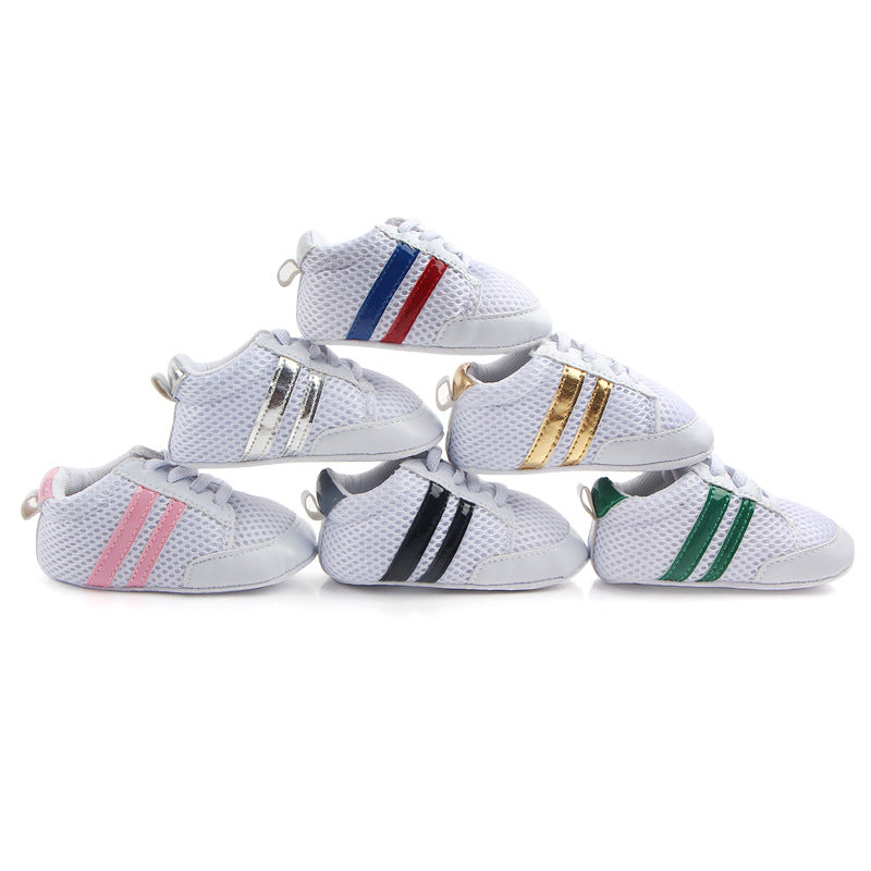Spring And Autumn Breathable Mesh Baby's Shoes Soft Bottom Non-slip Baby Toddler Shoes