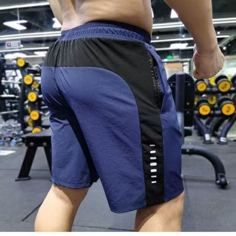 Summer New Ice Silk Quick-drying Running Workout Cropped Pants