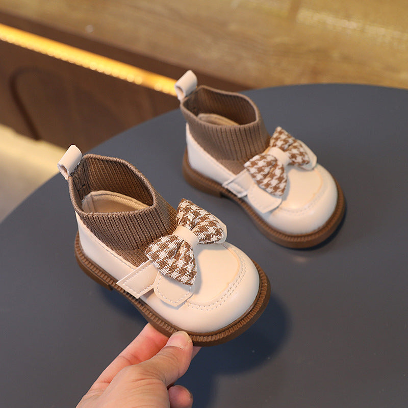 Baby Pumps Blød Bund Småbørnssko Dame Små Børnesko Lædersko