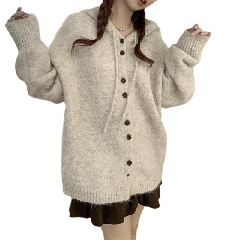 Løs og alsidig sweaterjakke