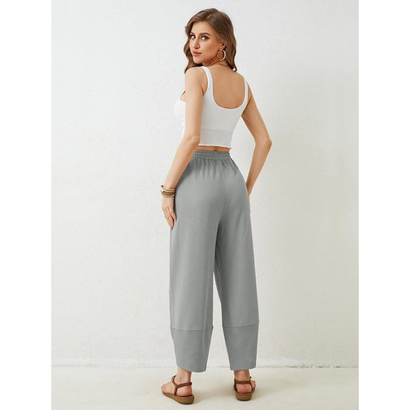 Trendy Cropped Pants For European And American Women