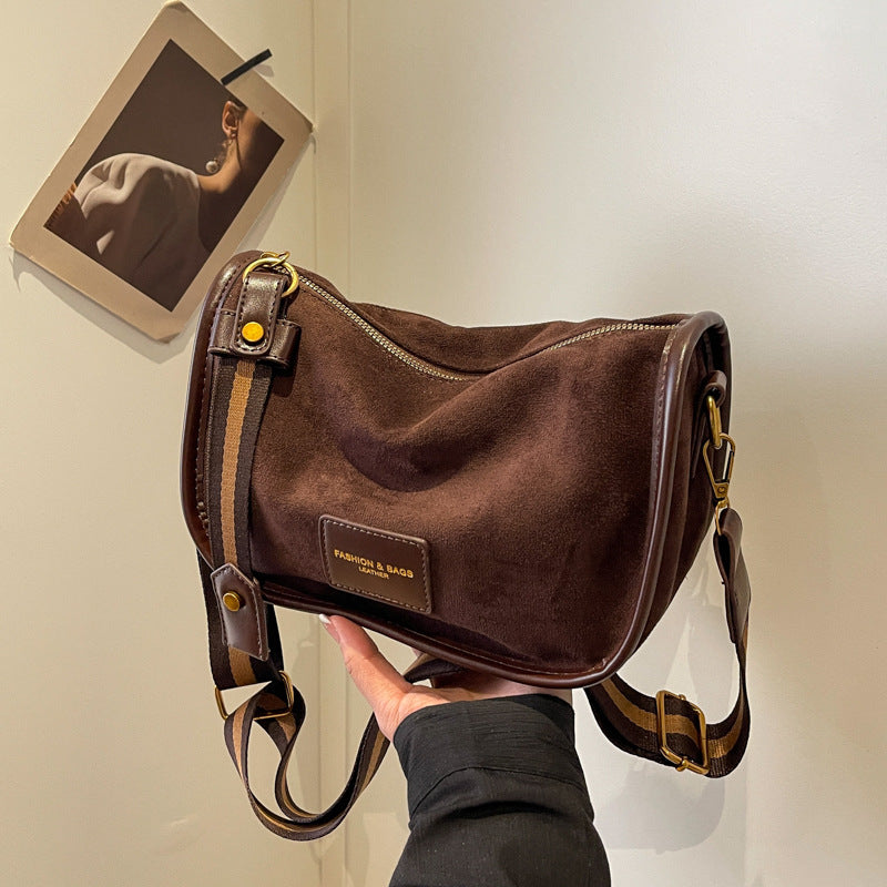 Ensfarvet Trendy Sense Specialdesignet Boston Bag Skuldertaske
