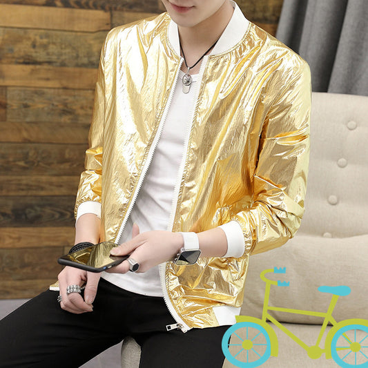 Solid Color Baggy Glossy Performance Wear Coat