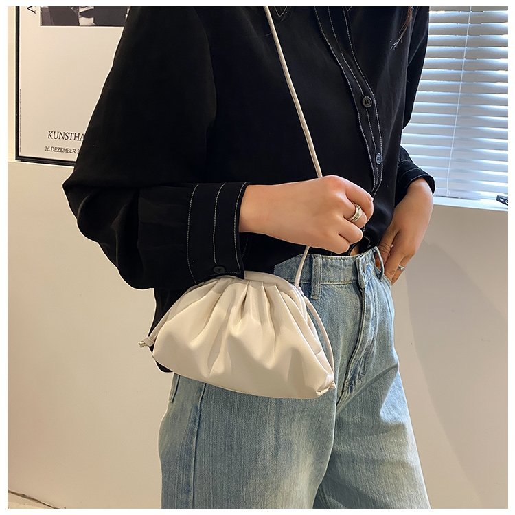 Shoulder Bag Candy Color Dumpling  Messenger Women's