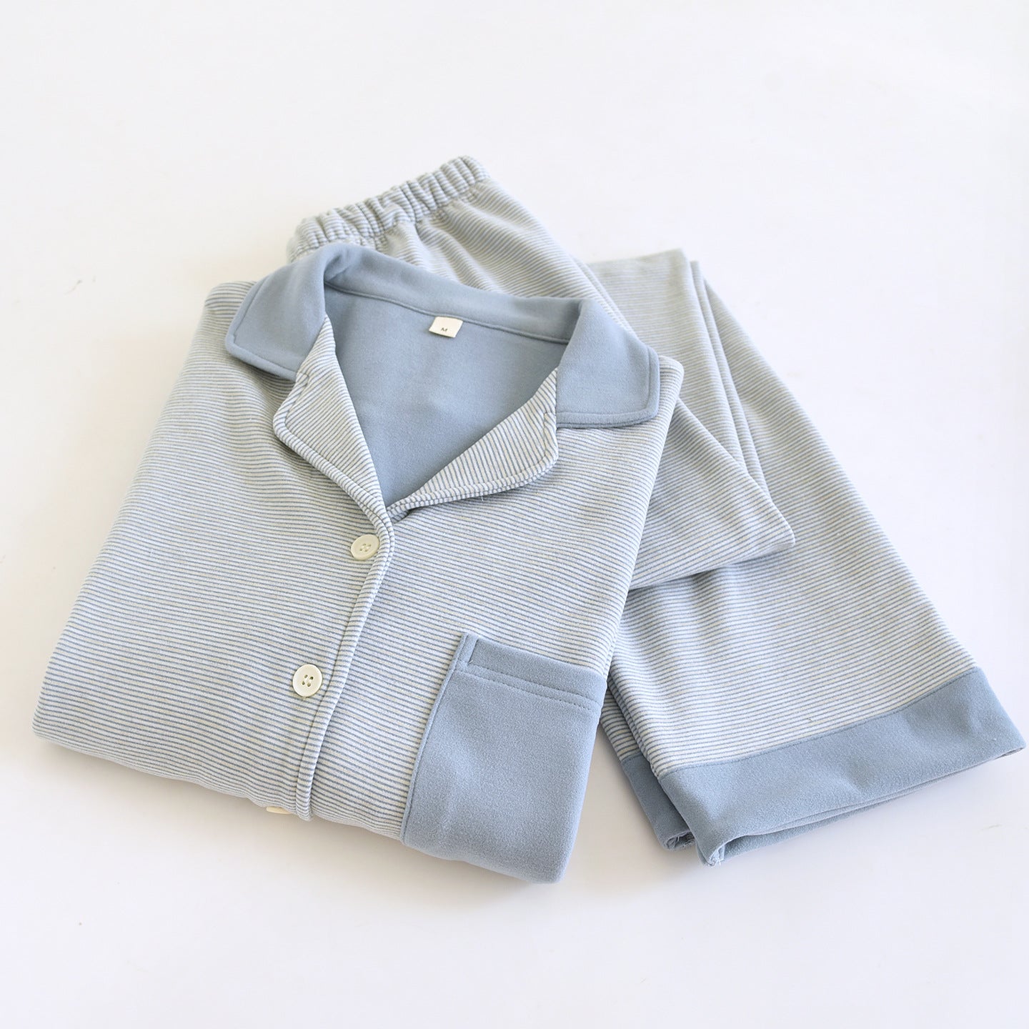 Simple Casual Loose Long-sleeve Pants Homewear Set