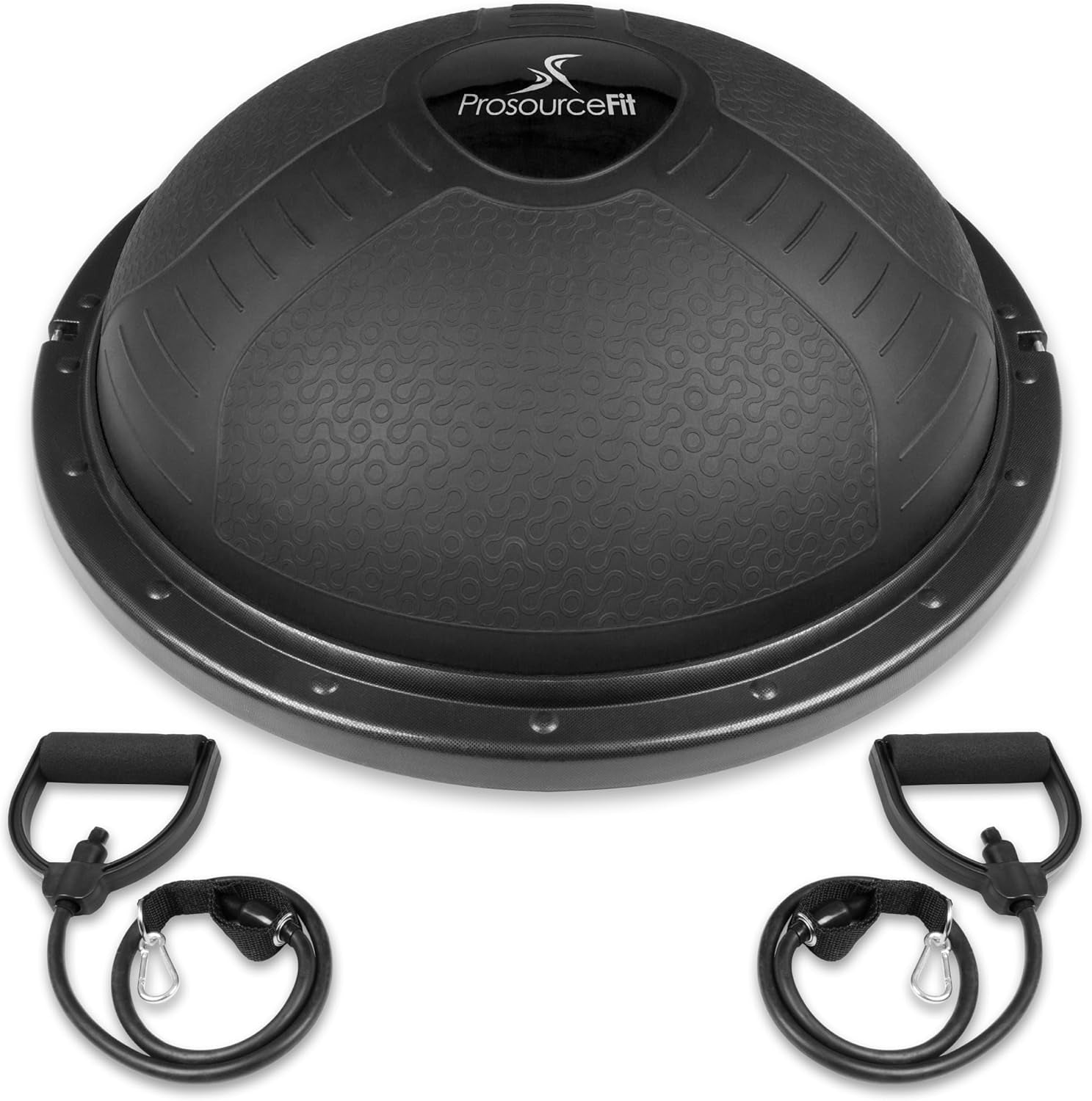 Balance Trainer Stability Exercise Half Ball with Resistance Bands and Pump for Yoga Aerobics Home Gym Workout