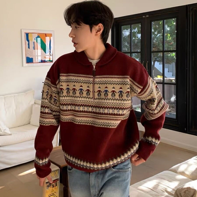 Deer Plush Sweater Trendy All-matching Artistic Fashion New