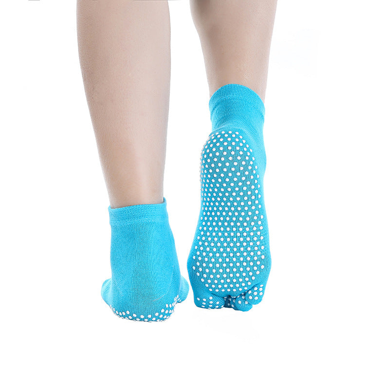 Cotton Yoga Non-slip Five-finger Sports Socks