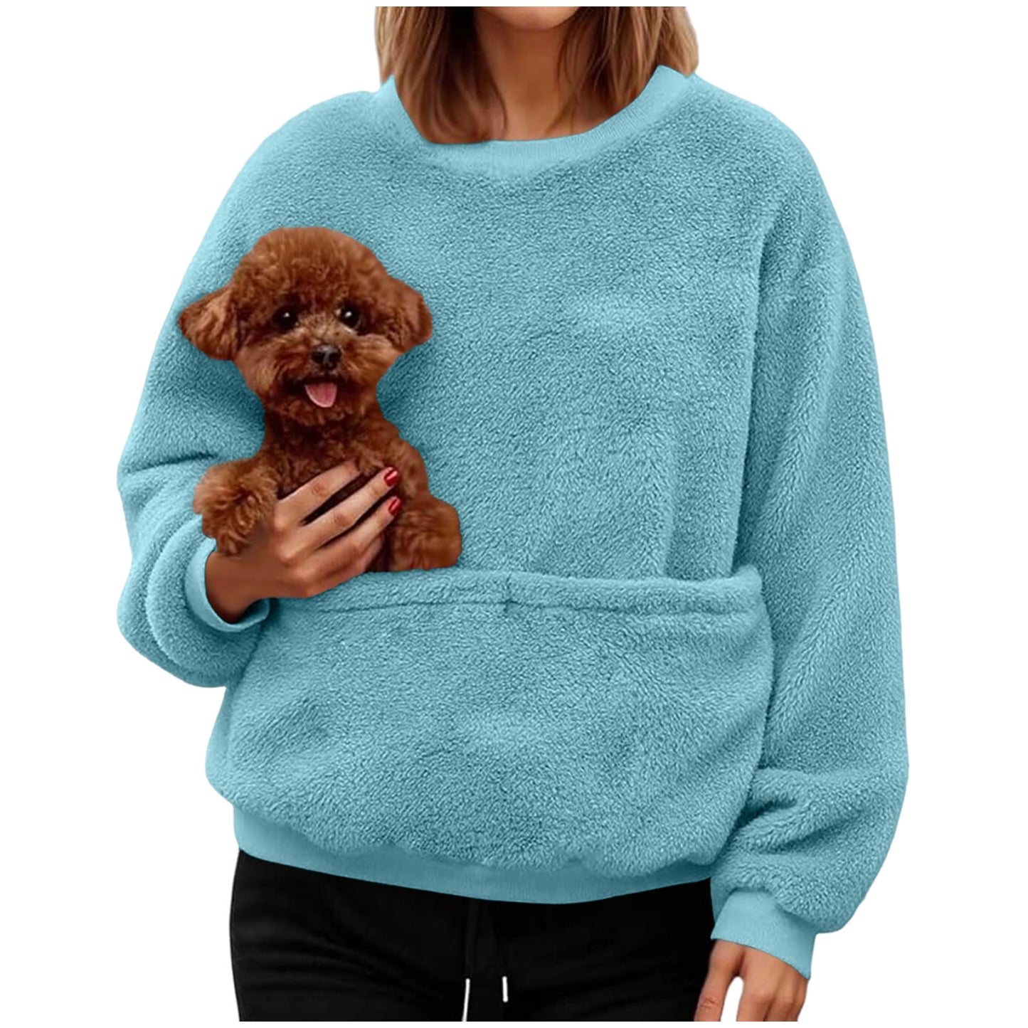 Women's Fashion Casual Pullover Crewneck Sweatshirt