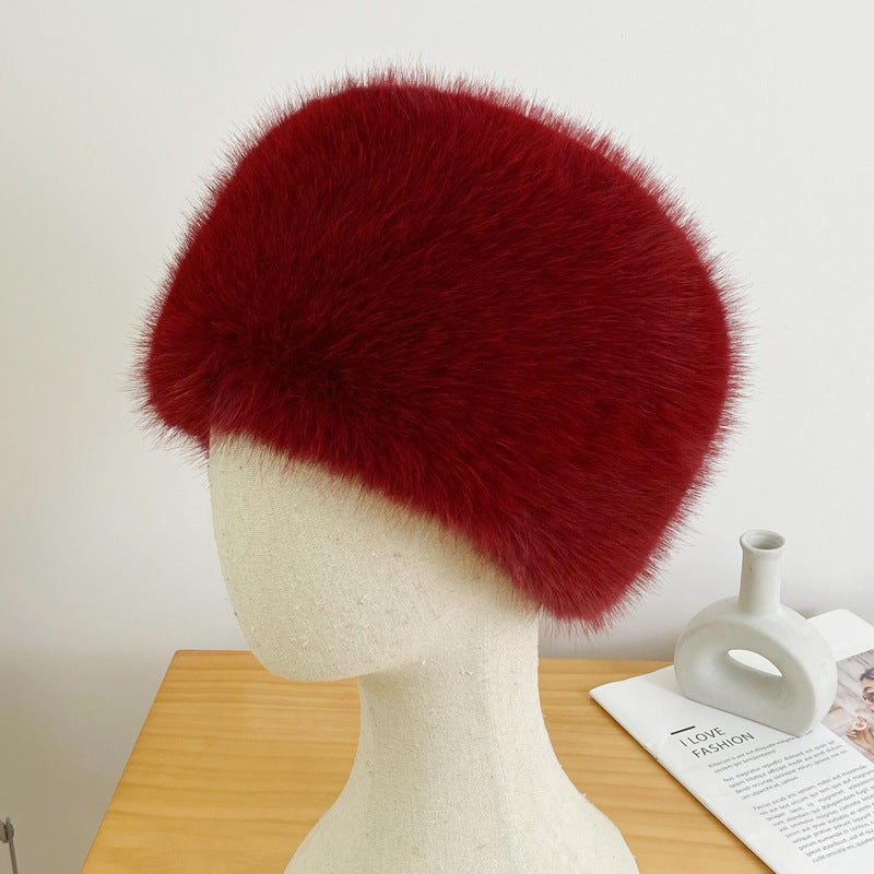 Furry Warm Ear Protection Hat Winter Women's Fishing Hat