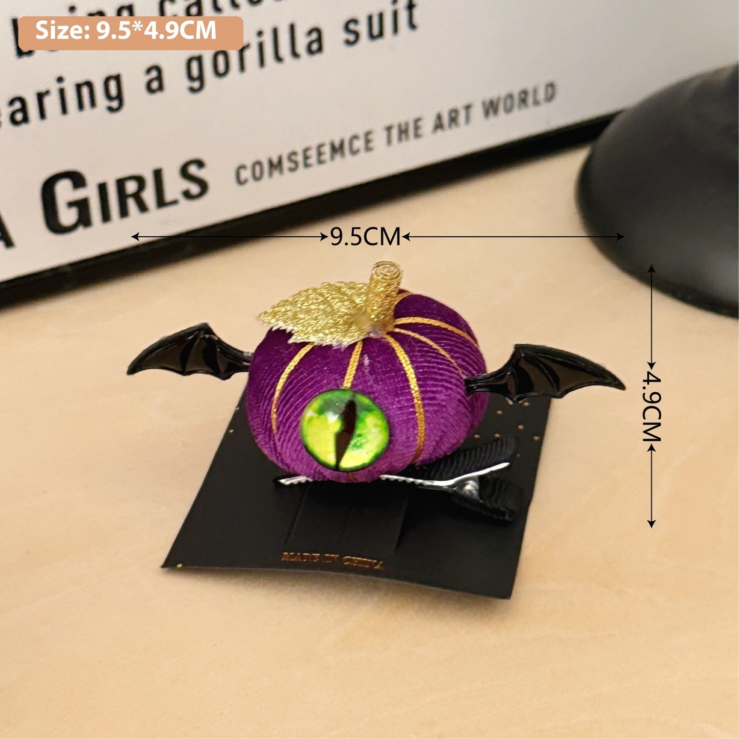 New Halloween Children's Bow Funny Barrettes