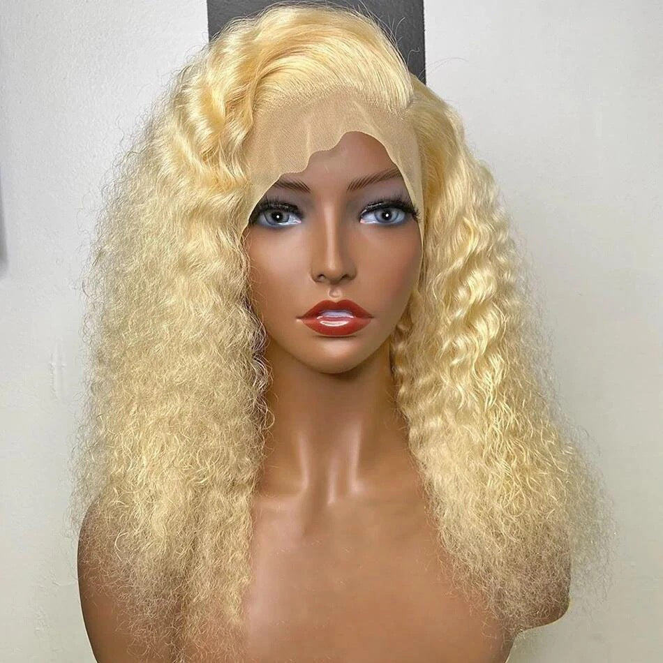 Front Lace Long Curly Wig Head Cover 13x 4