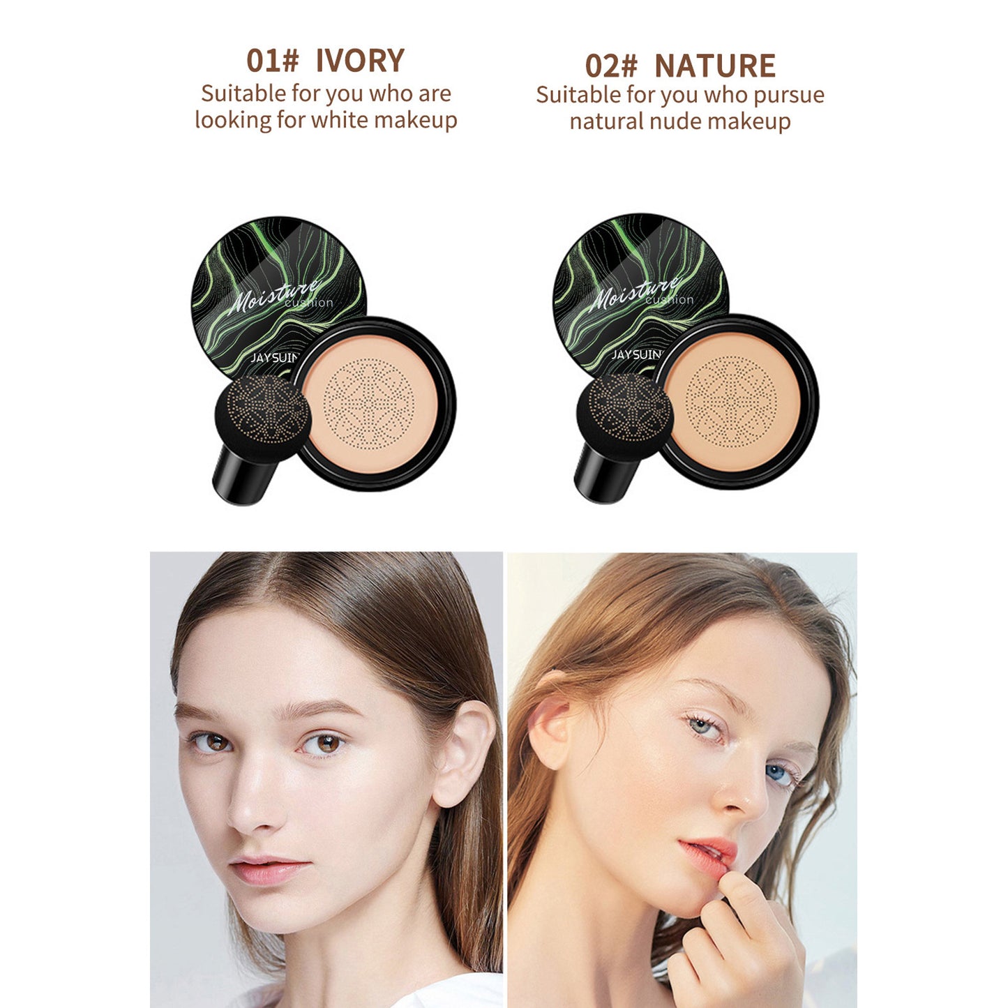Mushroom-shaped Haircut Air Cushion Moisturizing Long-lasting Foundation