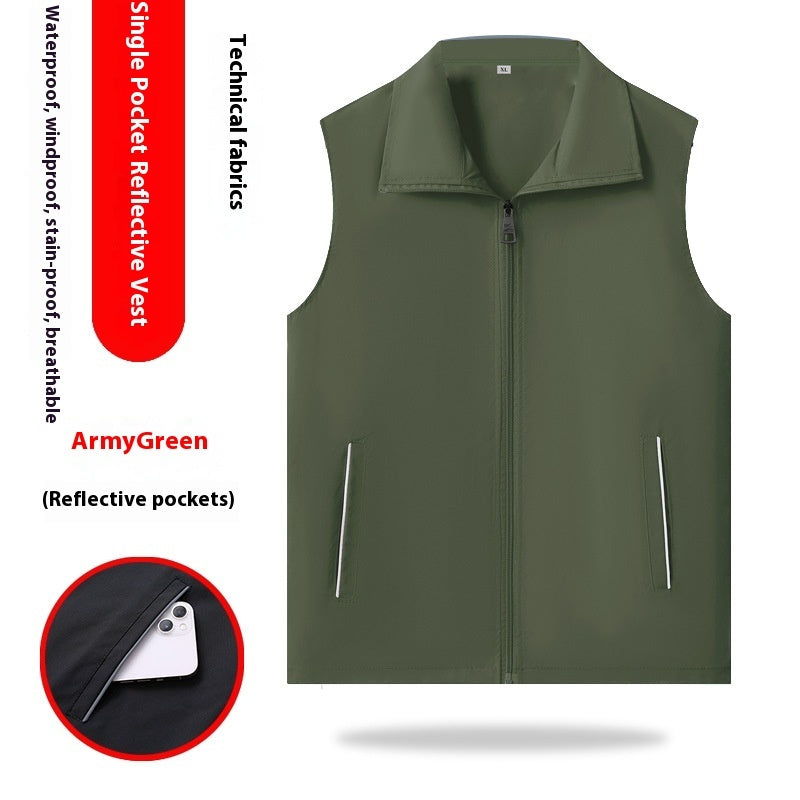 High-end Vest Outdoor Reflective Vest Overalls