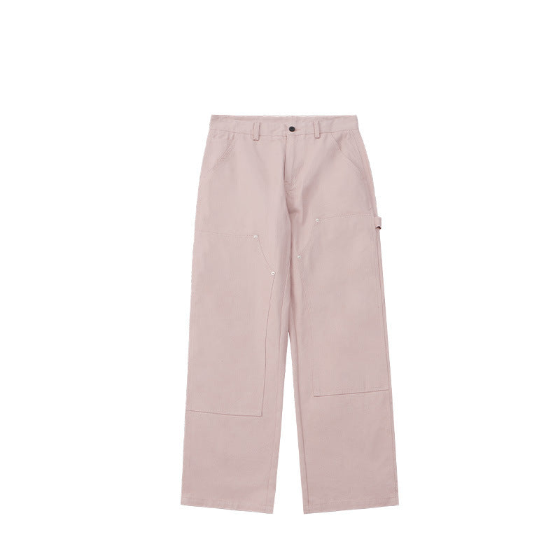 High Density Twill Workwear Straight Casual Pants