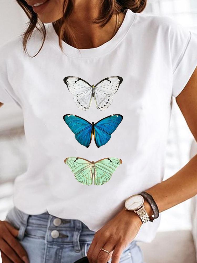 T-shirt AliExpress Amazon Independent Station Kortærmet til kvinder