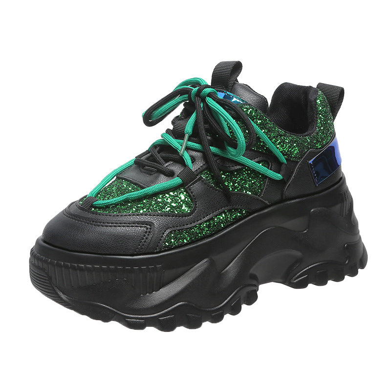 Korean Women's Shoes With Thick Soles