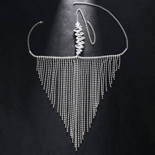Creative Mysterious Diamond Tassel Mask