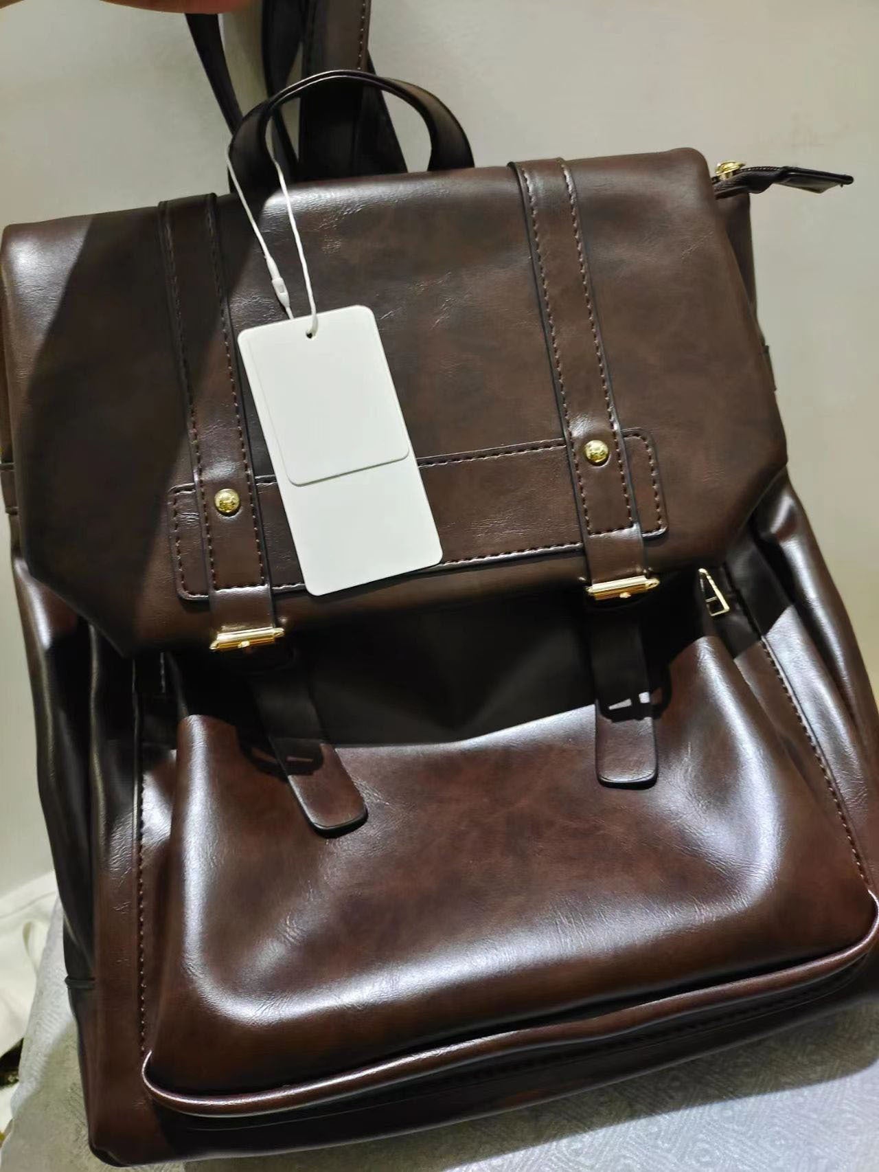 Retro Soft Leather Women's Bag Casual Cambridge Satchel