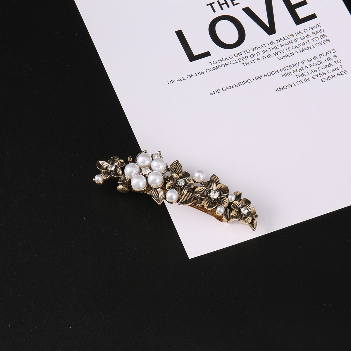 Diamond Flower New Chinese Style Hair Comb