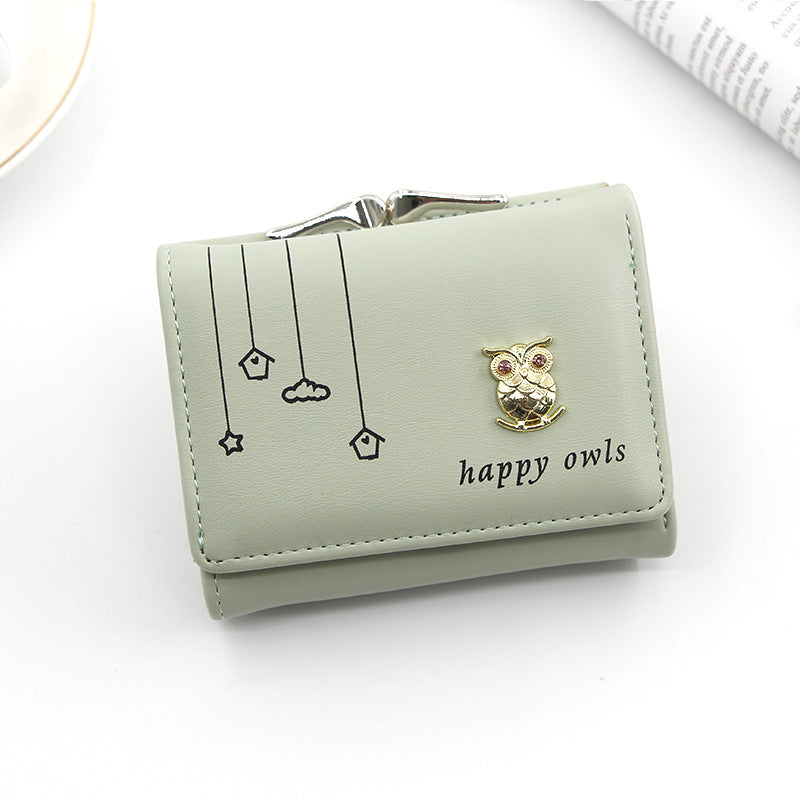 Korean Women's Leather Wallet Large Cash Photo Bits