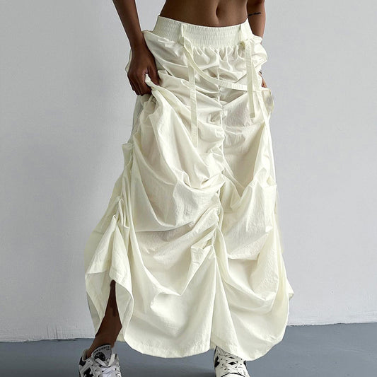Elegant Slim-fit Pleated Workwear For Skirt Women