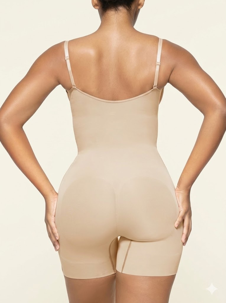 Open Bust Shapewear Mavekontrol Bodysuits til kvinder Sømløs kompression Højtaljet Body Shaper