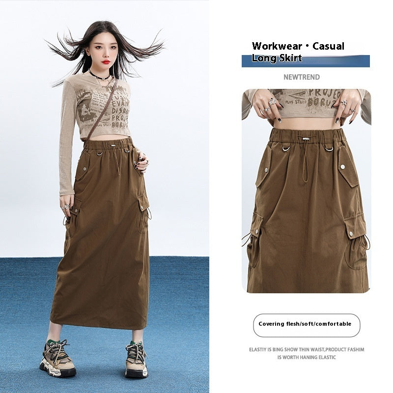 Women's American-style Retro Denim Skirt