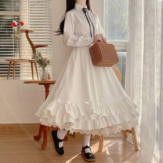 Women's Skirt Ruffled High Waist Design