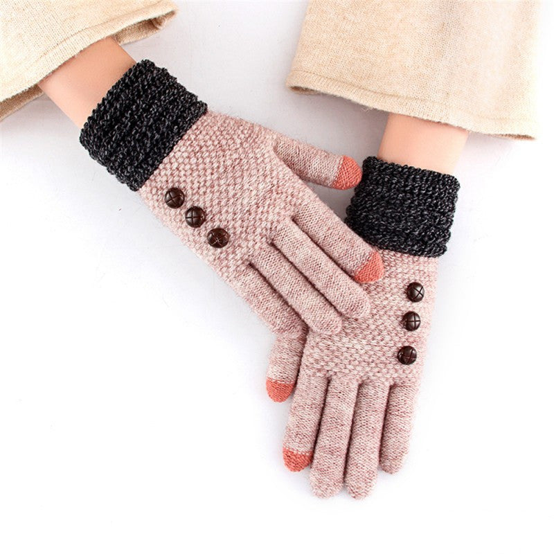 Touch Screen Riding Cute Game Split Finger Gloves