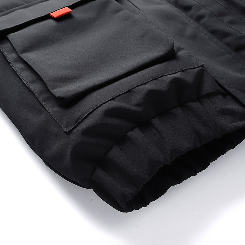 Cotton Clothing Men's Warm Padded Jacket Teenagers