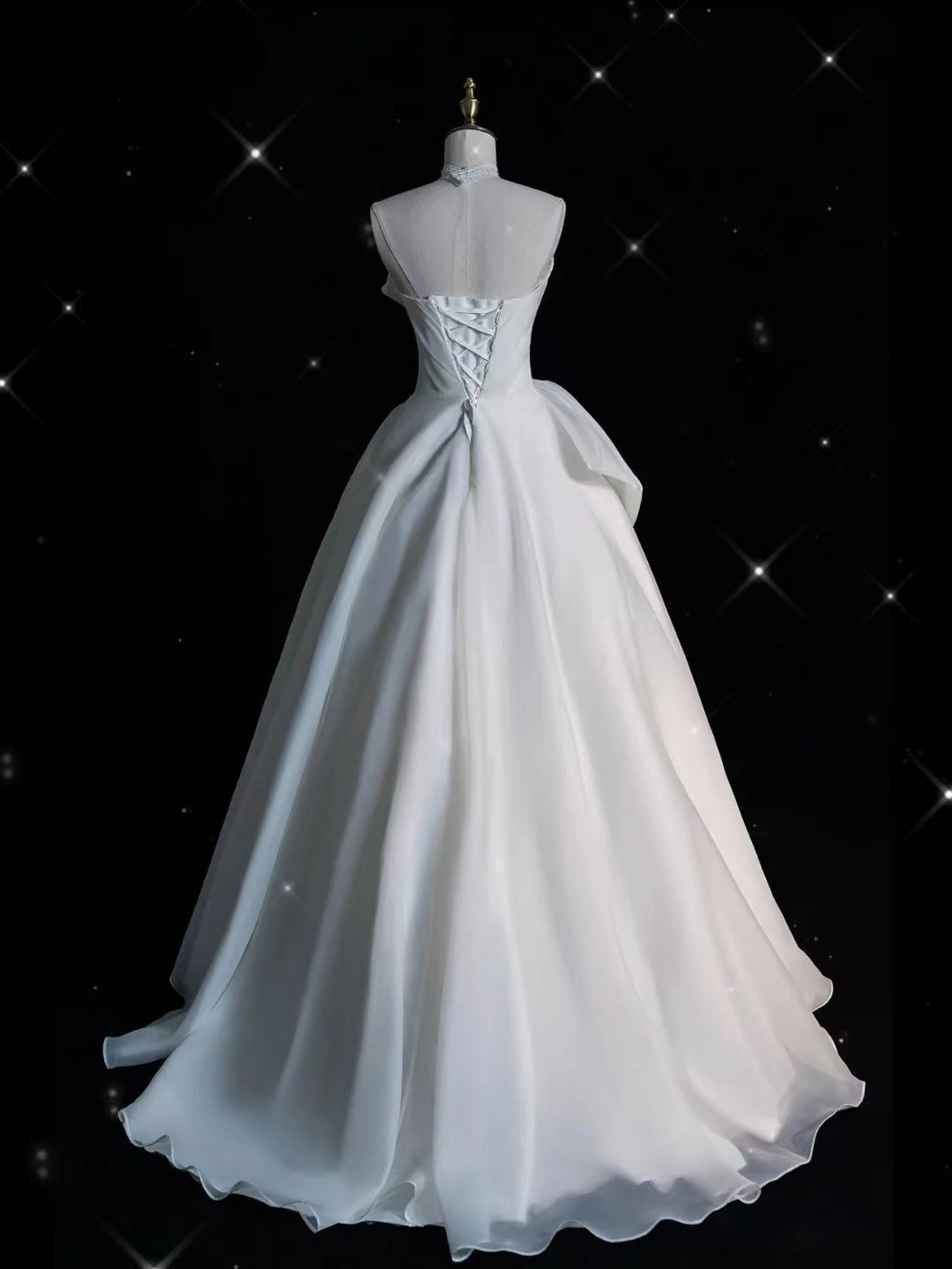 Welcome Yarn Fairy New Bridal French Entry Lux Trip Shoot Simple White Gauze Skirt