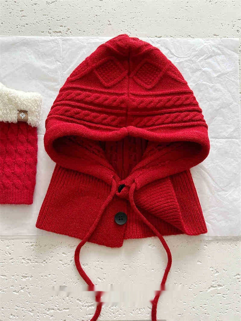 Female Casual Woolen Yarn Knitted Hat