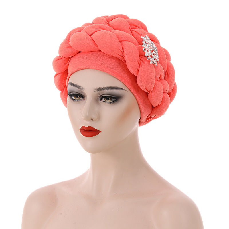 Woven Woven Hat Plus Accessories Toque