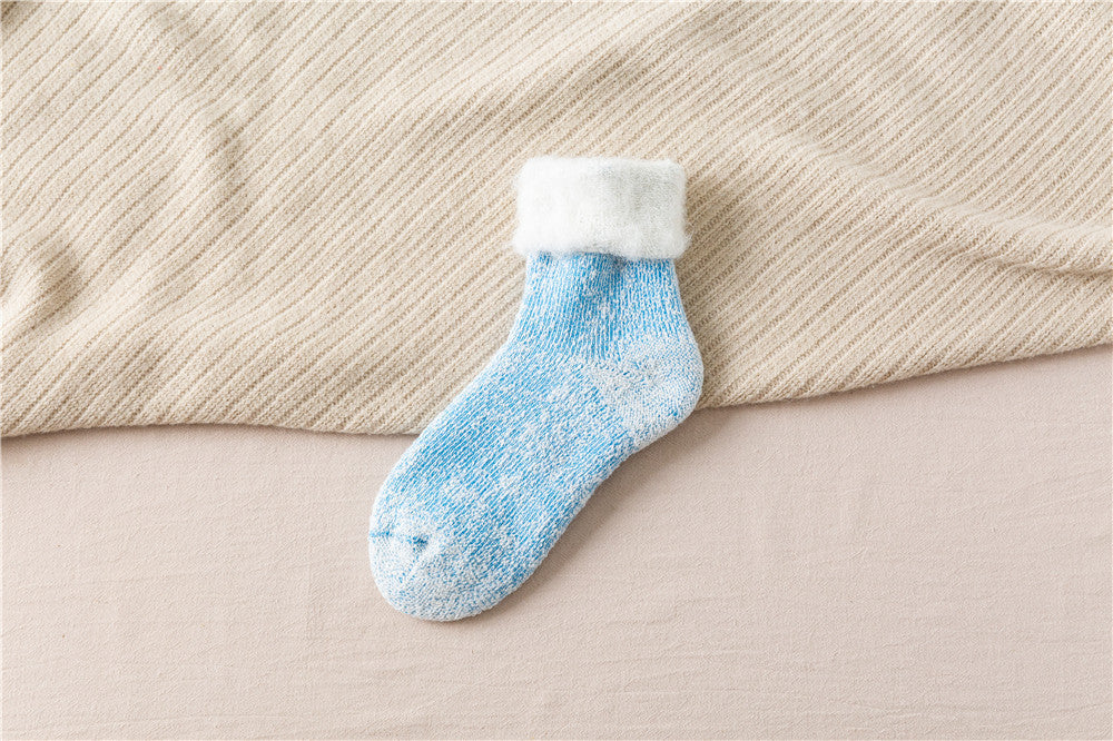 Cashmere sne-sokker til mænd i retro-stil til ældre og midaldrende