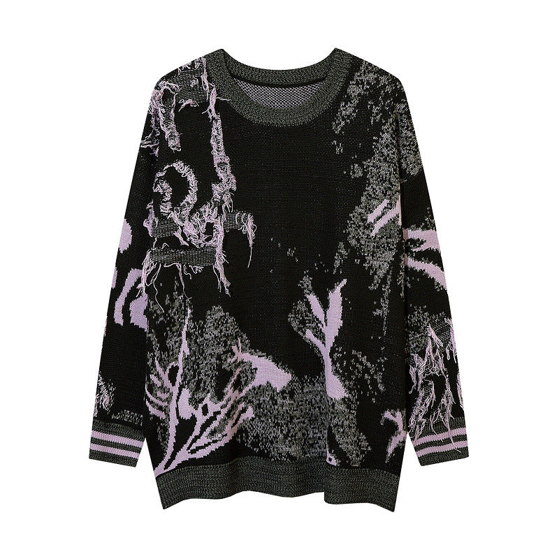 Vintage Solitary National Style Fashion Sweater